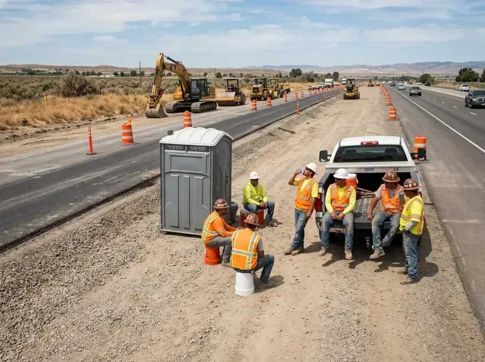 highway-road-construction-crew-007 — frequently asked questions, Porta Potty and Restroom Rentals in Fort Lewis, WA